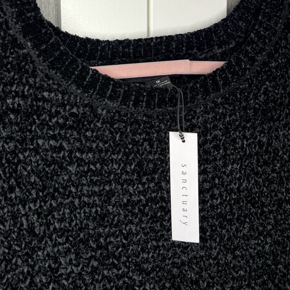 B11.16 NWT Sanctuary Under the Stars Chenille Sweater (Plus Size) 1X - Picture 7 of 7